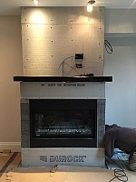 fireplace build cementboard