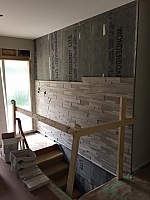 staircase feature wall